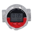 thumbnail image 2 of Medidor De Flujo De 1 Pulgada, Pantalla LCD De 10-100 LPM Caja De Aleación De Aluminio Medidor De Flujo De Turbina Digital Máximo De 20 MPa Para Agua Con Gasolina Diesel, 2 of 7