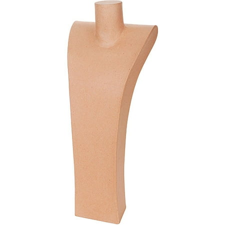 Darice Paper Mache Jewelry Display Torso, 15