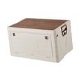 thumbnail image 5 of figatia Foldable Storage Bin Camping Storage Box with Handle Crate Portable Car Trunk Organizer for SUV Hiking Picnic Travel Barbecue Large Single Layer, 5 of 8