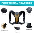 thumbnail image 5 of Posture Corrector for Men and Women, Adjustable Back Brace Straightener, Breathable Shoulder, Neck, Clavicle & Mid-Back Support, Relieve Slouching, Hunching, and Back Pain, 5 of 9