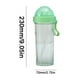 thumbnail image 2 of Botella de plástico de 600 ml, transparente, mate, portátil, resistente a las roturas, para deportes al aire libre, viajes, a prueba de fugas., 2 of 3