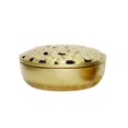 thumbnail image 1 of Captivating Ceramic Floral Cover Jar, Gold, 1 of 1