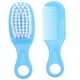 thumbnail image 1 of 1 juego de cepillo y peine para bebés, kit de peine para el cabello con masaje suave para recién nacidos (azul), 1 of 5