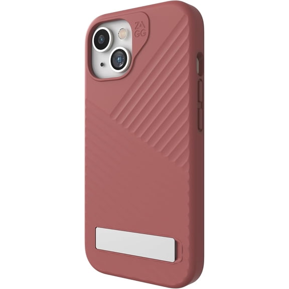 ZAGG Denali Snap iPhone 15 Case with Kickstand for Phone - Drop Protection (16ft/5m) Dual Layer Textured Cell Phone Case for iPhone 15 No-Slip Design MagSafe Phone Case