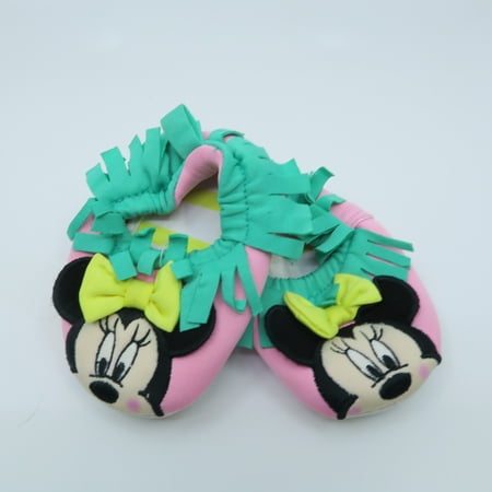 

Pre-owned Disney Girls Pink | Green Shoes size: *0-6 Months