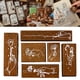 thumbnail image 4 of Juego de 6 sellos de goma de madera para scrapbooking, decoración, dibujo, escritura y planificación. B, 4 of 9
