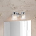 thumbnail image 2 of Lucas McKearn Hudson 2 Light Bath Light in Polished Chrome, 2 of 2