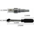 thumbnail image 2 of Herramienta para boquillas de válvulas de radiador, llave de unión escalonada multifuncional de hierro maleable para conectores de tanque, llave de espiga escalonada con accionamiento de 1_2 pulgadas, 2 of 5
