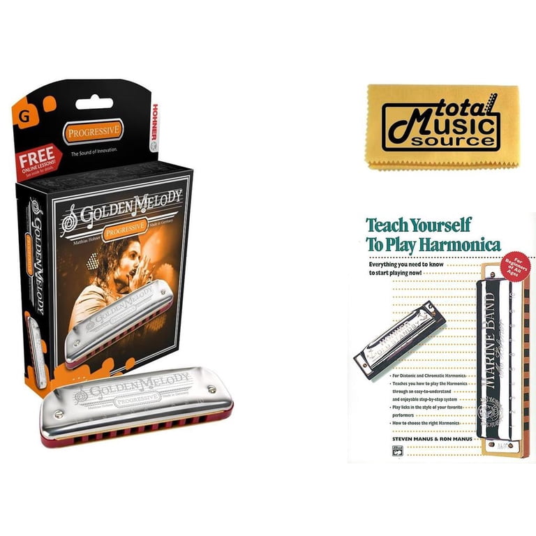 New HOHNER GOLDEN MELODY SET 7 Harmonicas A Bb C D E F G w/ ZipCase New HOHNER GOLDEN MELODY SET 7 Harmonicas A Bb C D E F G w/ ZipCase