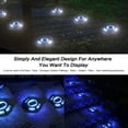 thumbnail image 6 of Solar Deck Lights Driveway Dock Light LED Solar Powered Outdoor Waterproof Road Markers for Garden Step Sidewalk Stair Ground Pathway Yard 4 Pack (Blue), 6 of 12