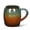 Sunset Amber & Blue, variant on HEETHYCOOL 21 oz Large Ceramic Coffee Mug, Handmade Pottery Tea Cup, Sunset Amber & Blue