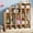 Natural, variant on 5-Section Classroom Coat Locker – 9 Cubbies with 10 Hooks, Daycare, School, Nursery Storage Organizer, Wood
