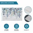 thumbnail image 6 of Blue Eucalyptus Leaves Placemats Set of 6, Summer Botanical Wooden Weeping Placemats for Dining Table, Place Mats for Kitchen Tabletop, Waterproof Wipeable Dining Table Mats Set, 6 of 9