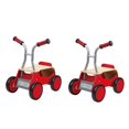 thumbnail image 1 of Hape Petit Rider Rouge en Bois Coffre-Fort pour Tout-Petits et Enfants 4 Roues (2 Pack), 1 of 7