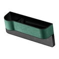 thumbnail image 2 of Organizador de relleno para asiento de coche, consola lateral, caja de almacenamiento para teléfonos, color verde Lado del conductor verde, 2 of 8