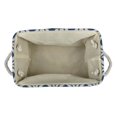 thumbnail image 2 of Contenedor de Almacenamiento Grande DII Poliéster Ikat Azul Francés, 2 of 9