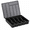 BLACK, variant on Plastic Silverware Tray for Drawer Organizer, 5 Compartments Flatware Organizer with Lid Tableware Storage Cutlery Utensil Holder