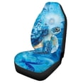 thumbnail image 5 of Uourmeti Colorful Turtle in Floral Sea Auto Seat Cover 1 Piece, Car Seat Cover Polyester Auto Interior Seat Cover Protector Premium for Suv Van Truck, 5 of 6