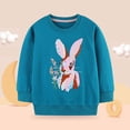thumbnail image 2 of Wonitaaizi Toddler Girl Sweatshirt Clothes Long Sleeve Crewneck Clothing Top (4-5 Years,Navy), 2 of 7