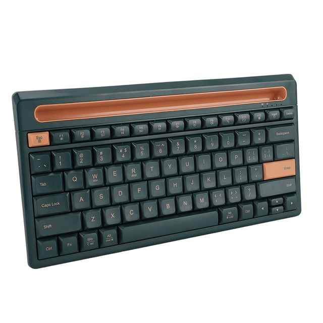 Teclado Inalámbrico De 79 Teclas Para Portátiles, Tabletas, Teléfonos Inteligentes, Teclado Compacto Silencioso De Bajo Ruido Para Negocios, Viajes, Estudio, Hasta 3