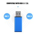 thumbnail image 4 of ZOUSSIQI Portable Mini Aluminum Square U Disk Blue16GB EL225#41266, 4 of 9