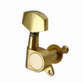 thumbnail image 3 of 6 clavijas de afinación para guitarra selladas en oro, clavijas de afinación para guitarra eléctrica. Cabeza cuadrada 3L3R, 3 of 6