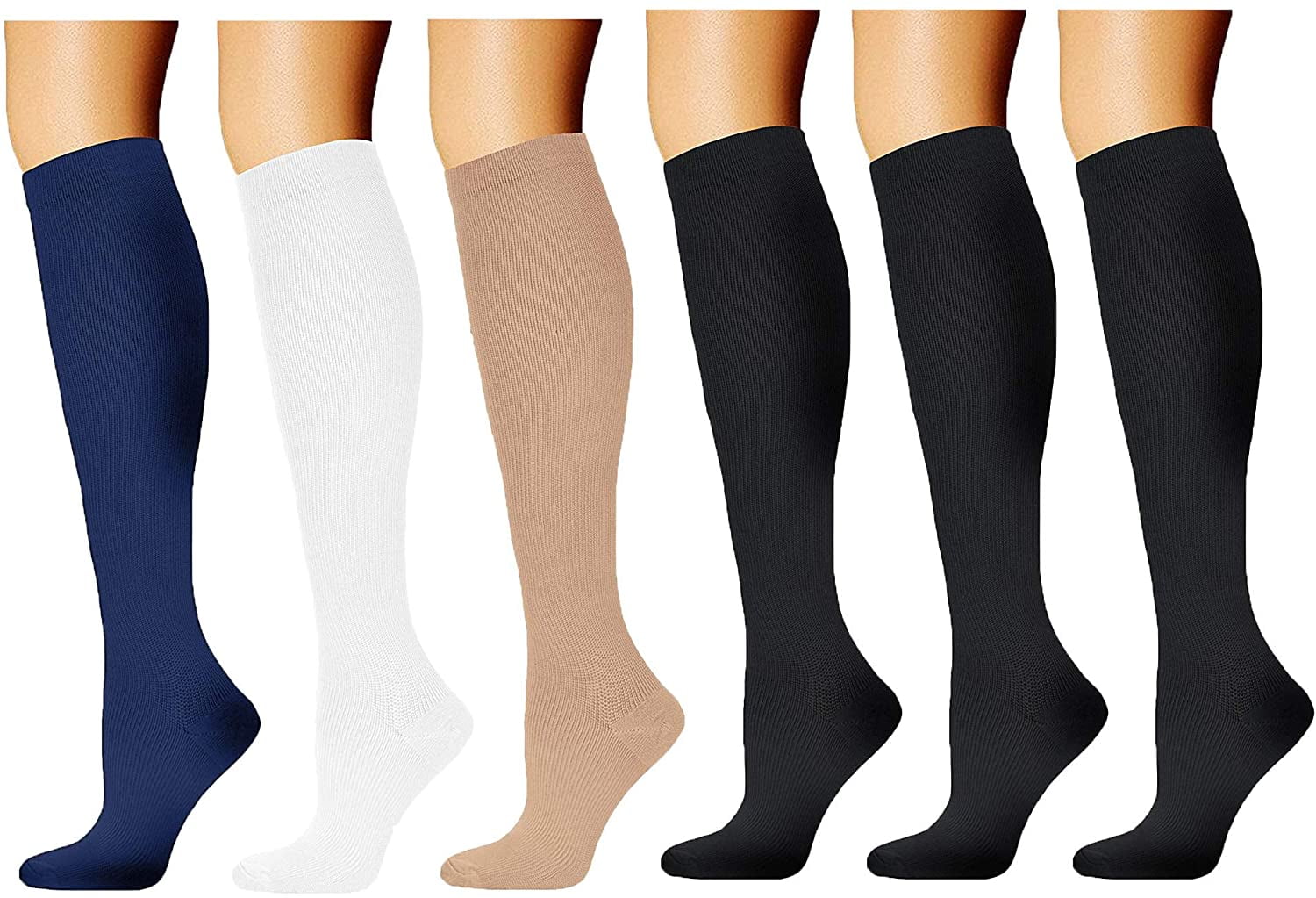 Compression Socks For Women And Men 20 30 Mmhg Graduated Stockings For