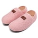 thumbnail image 2 of Pantuflas interior para casa calcetines zapatos mocasines con espalda cerrada forro polar peluche mujer (40-41) rosa, 2 of 9