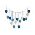 thumbnail image 1 of Tapiz de macramé,Tapiz de macramé para colgar en la pared,bohemio,hecho a mano,Decoración de pared bohemia tejida con flecos colgantes para apartamento,Inicio Sala de estar Decoraciones Azul, 1 of 8