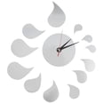 thumbnail image 4 of Pegatina de pared con reloj silencioso, ideal para espejo de sala de estar, dormitorio, cocina y baño., 4 of 14