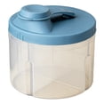 thumbnail image 2 of YaoZQ Clear Travel Formula Dispenser 4 Compartment Baby Milk Powder Container Stackable Snack Storage Box for Diaper Bag Daycare Essential 4 inch, 2 of 9