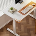 thumbnail image 4 of TOYTEXX Electric Standing Desk, 120x60 cm Adjustable Steel Desk, Ultra-Quiet Motor-White All Age, 4 of 5