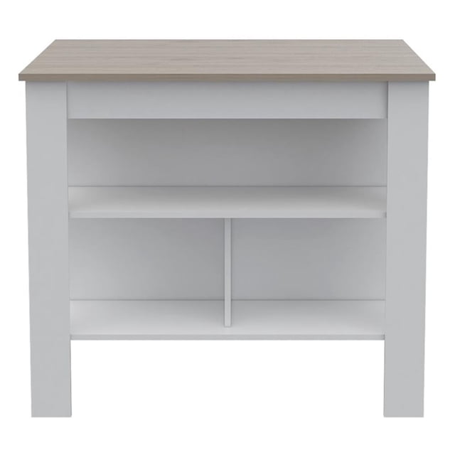 TUHOME Cala Kitchen Island Engineered Wood Kitchen Islands in Multi-color