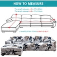 thumbnail image 4 of CJC L Shape Sofa Covers Sectional Sofa Couch Covers 2Pcs Stretch Sofa Slipcovers with 4Pcs Pillowcases for L-Shape 3+3 Seaters, 9 Colors, 4 of 9