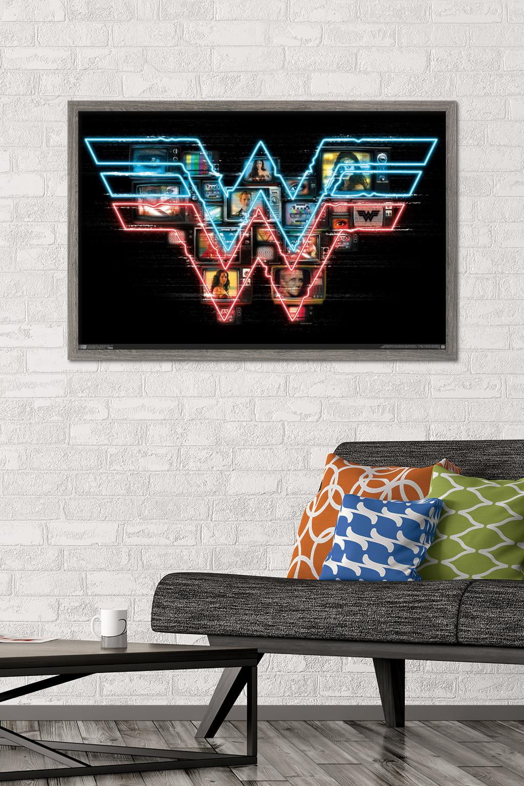 DC Comics Movie - Wonder Woman 1984 - Logo Wall Poster, 22.375" x 34", Framed