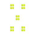thumbnail image 1 of Transemion 4Pcs Car Tire Valves Caps Mini Luminous Plastic Decorative Cover Glowing Wheel Hub Styling Protector Auto Accessories Yellow 5Set, 1 of 6