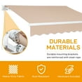 Ktaxon 12 x 10 Ft Patio Retractable Awning Sun Shade Shelter Cover