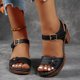 thumbnail image 1 of MKLEKYY Sandalias de Plataforma para Mujer, Estilo Europeo y Retro, de Comercio Exterior, de Talla Grande, Huecas, Ligeras, Con Suela Suave, Informales 939, 1 of 4