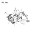 thumbnail image 3 of Uxcell Flat Head Decorative Upholstery Tacks Furniture Nails for Home White 100Pcs, 3 of 6
