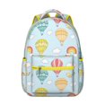 thumbnail image 1 of Ocean Beach Scenery Backpack Abstract Boho Watercolor Rainbow Gradient Design Starry Night Students School Bag, 1 of 4
