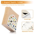 thumbnail image 5 of Yayeee Napkin Holder for Table Kitchen Paper Tissue Organization, Retro Triangles, 5 of 8