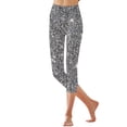 thumbnail image 6 of Audhol Soft Leggings for Women, Women's Fashion Spring Summer Casual 7/8 Length Legging Sparkly Leggings Women Grey XL, 6 of 7