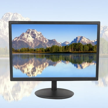 Fichiouy 19" LED Screen Display RGB VGA Digital AV HD Monitor Player 16:10 HDMI