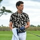 thumbnail image 3 of Balery Daisies Flowers Camisa Polo de Hombre con Estampado, de Manga Corta y Tejido Medio, Camisa Tipo Golf Polo-X-Large, 3 of 6