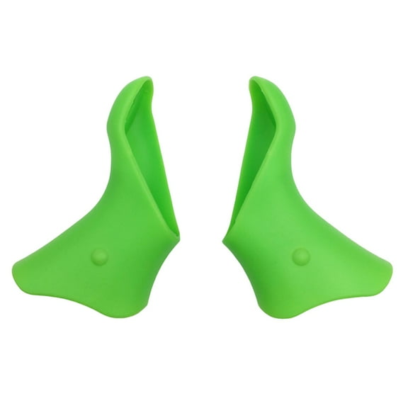 Kuntesetty Bike Brake Lever Hoods Bike Accessory Comfortable Cycling Brake Shifter Silicone green
