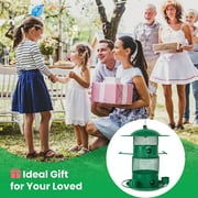 Wild Bird Feeder for Outdoors Hanging, Heavy Duty Metal Retractable Bird Feeders for Cardinal, Blue Jay,Finches, Wildlife Backyard Garden Birding Watching
