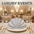 thumbnail image 2 of Set of 6 Cloth Napkins - Cotton, Washable, Reusable for Dining Table, Restaurant, Weddings, Events, Parties Thick stripes 28x20inch, 2 of 6