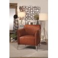 thumbnail image 1 of Topline Home Furnishings Fauteuil d'appoint en cuir marron, 1 of 7