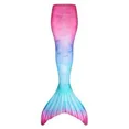 thumbnail image 3 of Traje de baño de fantasía con cola de sirena para niñas, regalo de Navidad, se puede agregar aleta monoaleta, 3 of 5