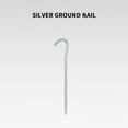 thumbnail image 1 of Dvkptbk Ground Nails Ground Nails Ground Nails Extérieur Alliage d'Aluminium Haute Résistance Ground Nails 18 cm Point d'Interrogation Ground Nails Clous de Tente de Camping Hexagonaux en Forme de 7, 1 of 3